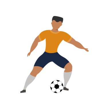 Bacak biyoprotezi olan futbolcu.