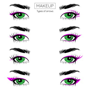 Kozmetik ile vektör soyut arka plan.