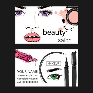 Kartvizit. Güzellik salonu