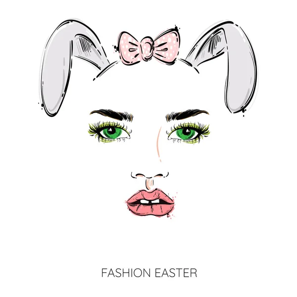 Vector abstract beauty background. Fashion Easter. — Stock Vector