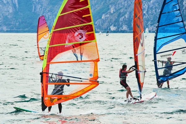 Sport Acquatici Vela Windsurf Mare — Foto Stock