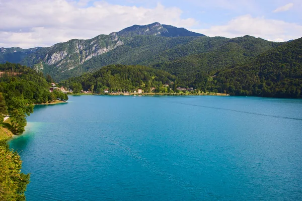 Scenic Blue Lake Summer Mountains Nature Beauty Travel Mood — Stock Photo, Image