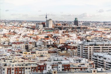 Renk Madrid yerleşim alanları gün Panoraması