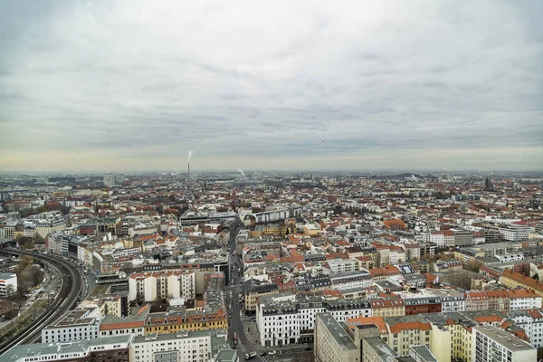 상단에서 베를린의 파노라마 도시 풍경 — 스톡 사진