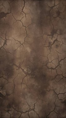 Yıpranmış grunge dokusu, soluk toprak tonlarında çatlak boya, klasik poster tasarımı, arka plan ve sanatsal projeler için ideal..