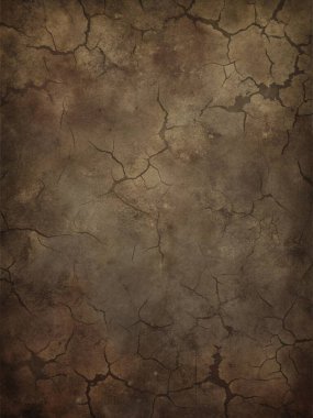 Yıpranmış grunge dokusu, soluk toprak tonlarında çatlak boya, klasik poster tasarımı, arka plan ve sanatsal projeler için ideal..