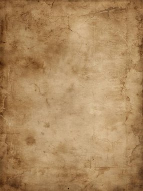 Sepya tonlarında solmuş lekeleri olan klasik grunge dokusu, eski gazete düzeni, retro posterleri ve antika tasarım projeleri için ideal..