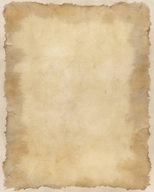 Bej ve krem tonlarında yırtık kenarları olan zarif kağıt dokusu, klasik kırtasiye, davetiyeler ve retro tasarım projeleri için mükemmel..