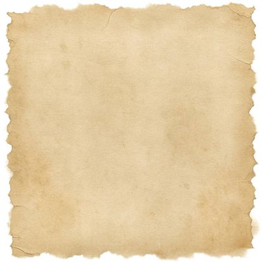 Bej ve krem tonlarında yırtık kenarları olan zarif kağıt dokusu, klasik kırtasiye, davetiyeler ve retro tasarım projeleri için mükemmel..