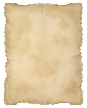 Bej ve krem tonlarında yırtık kenarları olan zarif kağıt dokusu, klasik kırtasiye, davetiyeler ve retro tasarım projeleri için mükemmel..