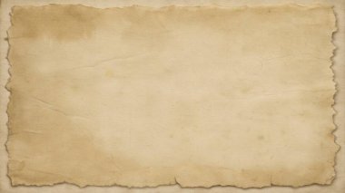 Bej ve krem tonlarında yırtık kenarları olan zarif kağıt dokusu, klasik kırtasiye, davetiyeler ve retro tasarım projeleri için mükemmel..
