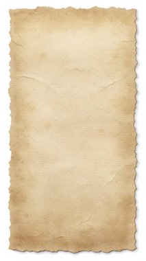 Bej ve krem tonlarında yırtık kenarları olan zarif kağıt dokusu, klasik kırtasiye, davetiyeler ve retro tasarım projeleri için mükemmel..