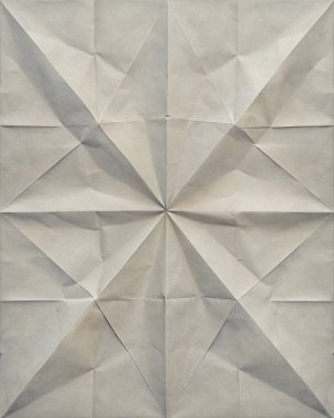 Fildişi ve gri tonlarda katlanmış katlanmış kağıt dokusu, albüm tasarımı, klasik projeler ve yaratıcı arka planlar için mükemmel..