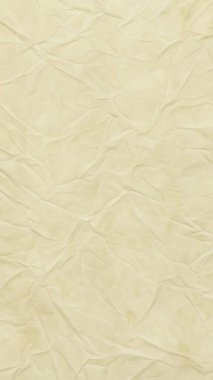 Kırışık yüzeyi soluk sarı ve krem tonlarıyla narin kağıt dokusu şiir kitapları, dergiler ve klasik tasarım projeleri için mükemmel..