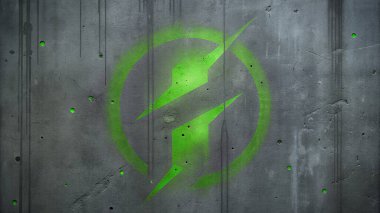 Gri ve neon renkli sprey boyayla boyanmış şehir betonu deseni, sokak sanatı tasarımları, grafiti posterleri ve arka planlar için mükemmel..