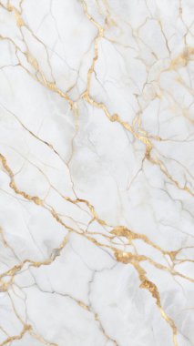Beyaz ve altın damarlı zarif mermer dokusu, lüks markalaşma, modern ambalaj ve gelişmiş iç tasarım projeleri için mükemmel..