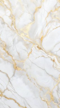 Beyaz ve altın damarlı zarif mermer dokusu, lüks markalaşma, modern ambalaj ve gelişmiş iç tasarım projeleri için mükemmel..