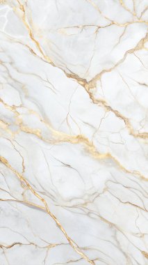 Beyaz ve altın damarlı zarif mermer dokusu, lüks markalaşma, modern ambalaj ve gelişmiş iç tasarım projeleri için mükemmel..