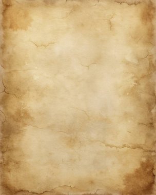 Fildişi ve ten rengi soluk mürekkep lekeli eskimiş parşömen dokusu, eski el yazması tasarımı, eski dokümanlar ve antika projeler için mükemmel..