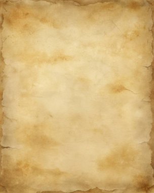 Fildişi ve ten rengi soluk mürekkep lekeli eskimiş parşömen dokusu, eski el yazması tasarımı, eski dokümanlar ve antika projeler için mükemmel..