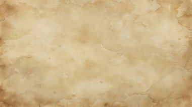 Fildişi ve ten rengi soluk mürekkep lekeli eskimiş parşömen dokusu, eski el yazması tasarımı, eski dokümanlar ve antika projeler için mükemmel..