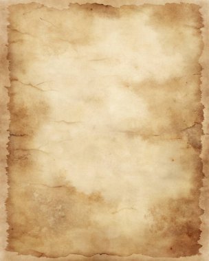 Fildişi ve ten rengi soluk mürekkep lekeli eskimiş parşömen dokusu, eski el yazması tasarımı, eski dokümanlar ve antika projeler için mükemmel..
