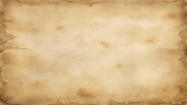 Fildişi ve ten rengi soluk mürekkep lekeli eskimiş parşömen dokusu, eski el yazması tasarımı, eski dokümanlar ve antika projeler için mükemmel..