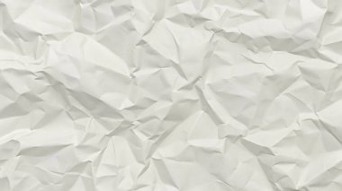 Koyu beyaz buruşuk kağıt dokusu, editörel düzenler, modern posterler ve yaratıcı grafik tasarım projeleri için mükemmel..