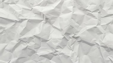 Koyu beyaz buruşuk kağıt dokusu, editörel düzenler, modern posterler ve yaratıcı grafik tasarım projeleri için mükemmel..