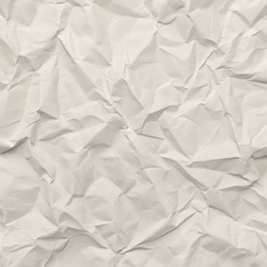 Koyu beyaz buruşuk kağıt dokusu, editörel düzenler, modern posterler ve yaratıcı grafik tasarım projeleri için mükemmel..