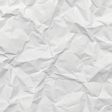 Koyu beyaz buruşuk kağıt dokusu, editörel düzenler, modern posterler ve yaratıcı grafik tasarım projeleri için mükemmel..