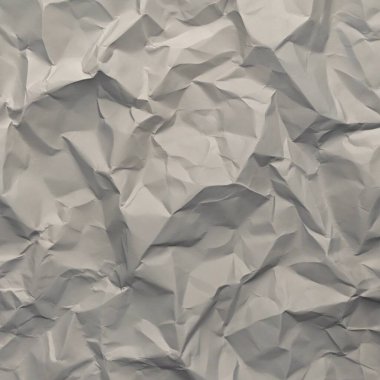 Gri kırışıklıklar ve gölgeli buruşuk kağıt dokusu, grunge markalaşması, kenar posterler ve alternatif tasarım projeleri için mükemmel..