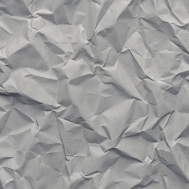 Gri kırışıklıklar ve gölgeli buruşuk kağıt dokusu, grunge markalaşması, kenar posterler ve alternatif tasarım projeleri için mükemmel..