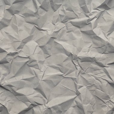 Gri kırışıklıklar ve gölgeli buruşuk kağıt dokusu, grunge markalaşması, kenar posterler ve alternatif tasarım projeleri için mükemmel..