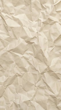 Soluk fildişi kıvrımlı doğal buruşuk kağıt dokusu, rustik ambalajlar, antika kırtasiyeler ve el yapımı el yapımı tasarımı projeler için mükemmel..