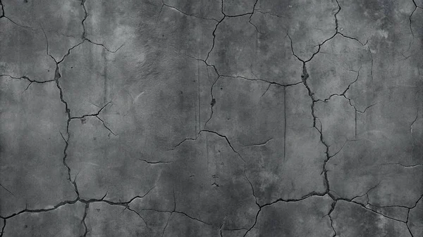 Gri ve kömür tonlarında derin çatlaklar olan sert beton dokusu, vahşi posterler, endüstriyel tasarım ve kentsel altyapı için mükemmel..