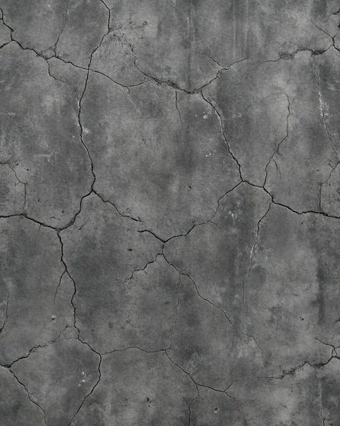 Gri ve kömür tonlarında derin çatlaklar olan sert beton dokusu, vahşi posterler, endüstriyel tasarım ve kentsel altyapı için mükemmel..