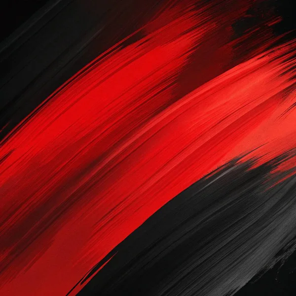 Kalın fırça darbeleriyle koyu kırmızı ve siyah renkte, soyut sanat kapakları, posterler ve modern tasarım için mükemmel..