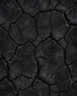 Kırık taş desenli koyu siyah doku, grunge posterleri, keskin sanat eserleri ve cesur şehir tasarım projeleri için mükemmel..