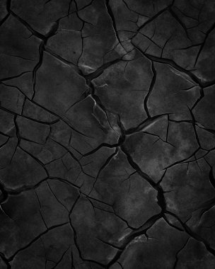 Kırık taş desenli koyu siyah doku, grunge posterleri, keskin sanat eserleri ve cesur şehir tasarım projeleri için mükemmel..
