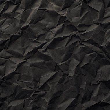 Buruşuk kağıt kırışıklıkları olan şık siyah doku, editör tasarımı için mükemmel, modern posterler, ve yaratıcı grafik projeleri.