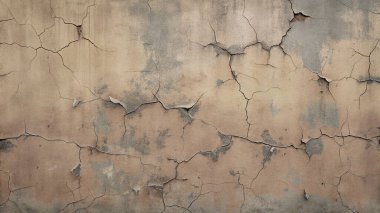 Kırık alçılı ve soyulmuş boyalı pürüzlü duvar dokusu grunge posterleri, klasik sanat eserleri ve sıkıntılı kentsel tasarım projeleri için mükemmel..
