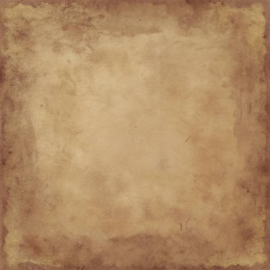 Sepya tonlarında solmuş lekeleri olan basit, temiz bir grunge dokusu, merkezinde kenarları boş bir alan, eski gazete düzeni, klasik posterler, eski tasarımlar ve rustik markalaşma için mükemmel. Bu eskimiş ve yıpranmış yüzey...