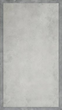 Koyu gri ve tozlu beyaz kenarları olan basit, temiz bir beton doku arka planında merkezde sınırlandırılmış boş bir alan, endüstriyel markalaşma, kentsel posterler, ambalajlama ve modern yerleşimler için mükemmel. Bu dayanıklı ve yıpranmış surfa