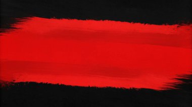 Kalın kırmızı ve siyah fırça darbelerine sahip basit, temiz bir boya dokusu, merkezde sınırlandırılmış boş bir alan, soyut sanat kapakları, modern posterler, yaratıcı yerleşimler ve anlamlı markalaşma için mükemmel. Bu sanatsal yüzey 