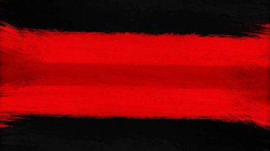 Kalın kırmızı ve siyah fırça darbelerine sahip basit, temiz bir boya dokusu, merkezde sınırlandırılmış boş bir alan, soyut sanat kapakları, modern posterler, yaratıcı yerleşimler ve anlamlı markalaşma için mükemmel. Bu sanatsal yüzey 