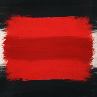 Kalın kırmızı ve siyah fırça darbelerine sahip basit, temiz bir boya dokusu, merkezde sınırlandırılmış boş bir alan, soyut sanat kapakları, modern posterler, yaratıcı yerleşimler ve anlamlı markalaşma için mükemmel. Bu sanatsal yüzey 