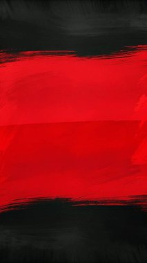 Kalın kırmızı ve siyah fırça darbelerine sahip basit, temiz bir boya dokusu, merkezde sınırlandırılmış boş bir alan, soyut sanat kapakları, modern posterler, yaratıcı yerleşimler ve anlamlı markalaşma için mükemmel. Bu sanatsal yüzey 