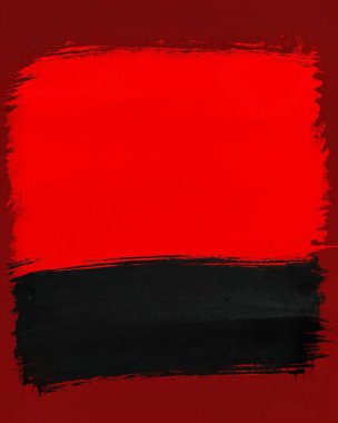 Kalın kırmızı ve siyah fırça darbelerine sahip basit, temiz bir boya dokusu, merkezde sınırlandırılmış boş bir alan, soyut sanat kapakları, modern posterler, yaratıcı yerleşimler ve anlamlı markalaşma için mükemmel. Bu sanatsal yüzey 