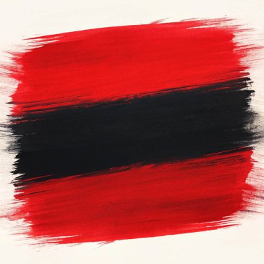 Kalın kırmızı ve siyah fırça darbelerine sahip basit, temiz bir boya dokusu, merkezde sınırlandırılmış boş bir alan, soyut sanat kapakları, modern posterler, yaratıcı yerleşimler ve anlamlı markalaşma için mükemmel. Bu sanatsal yüzey 